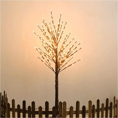 Lampada aigostar solar tree light 24 leds bianco caldo 40 cm