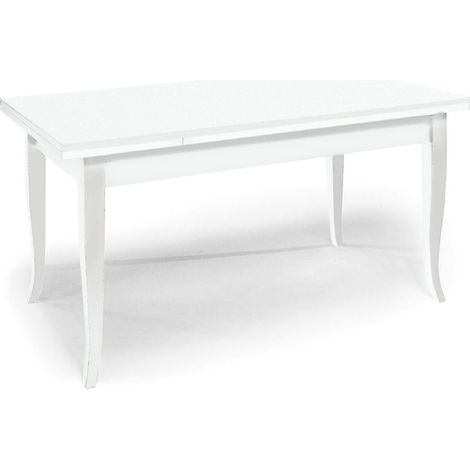 DONNY - tavolo da pranzo allungabile in legno massello cm 85 X 160/200/240