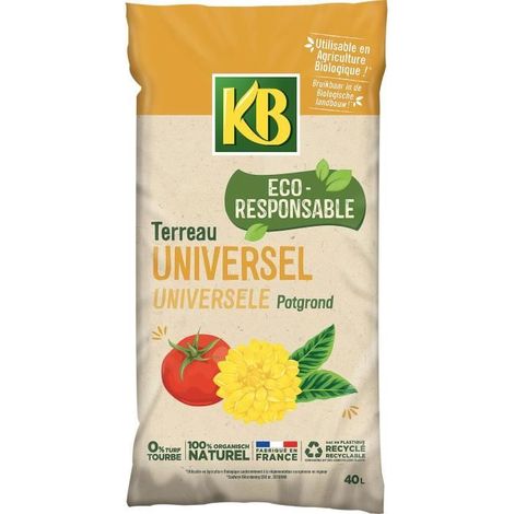 Kb Universaler Erde 40L Natürlich für Gartenarbeit (1/2)