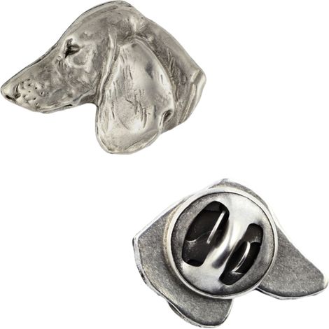 Bassotto I - una spilla a forma di cane in una confezione regalo, un'elegante spilla da bavero di Art-Dog (1/5)
