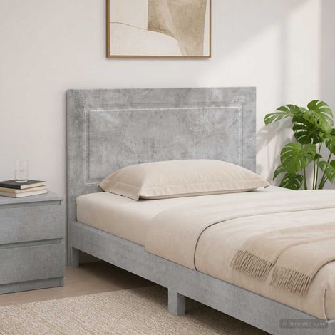 Irovami IT Wall-mounted headboard Concrete grey Engineering wood (1/5)