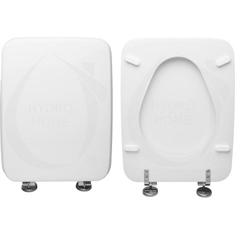 Copriwater Velara Ideal Standard legno rivestito in resina poliestere bianco (1/4)