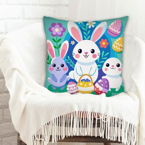 Housse de coussin pour décoration intérieure doux et respirant pour canapé lit salon chambre à coucher décoration de la saint-valentin (1/5)