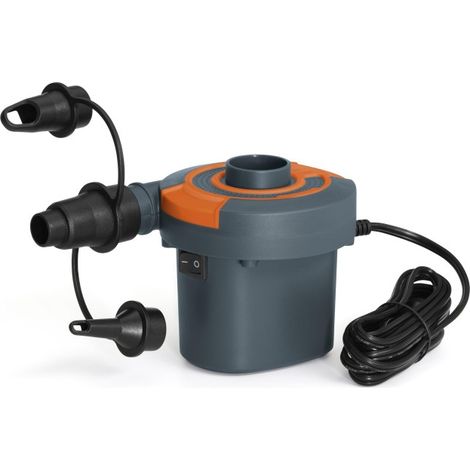 Bestway Pompe à air électrique Sidewinder branchement secteur et allume-cigares 490 L/mn