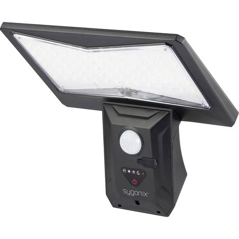 Sygonix SY-5626570 Lampada solare da parete per esterno con rilevatore di movimento LED (monocolore) LED a montaggio fi