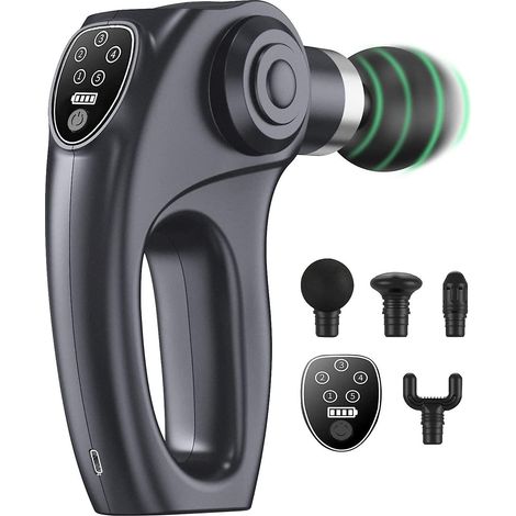 Appareil de massage électrique à vibrations pour le fitness, mini masseur rotatif pour les fascias
