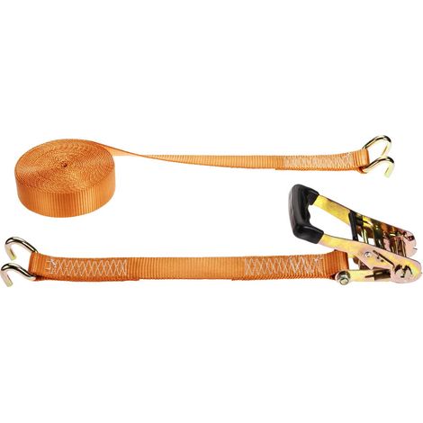 Correa de amarre con ganchos de borde - 10m x 25mm OUTIFRANCE