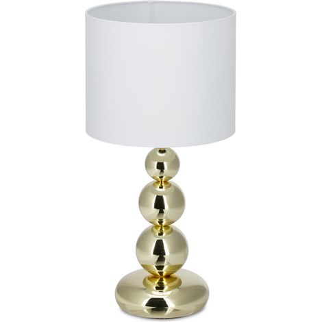 Lampada da tavolo dorata