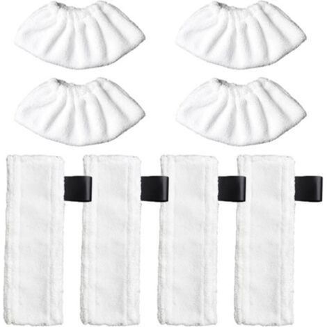 Housse de vadrouille à vapeur SC1 SC2 SC3 SC4 SC5, housse de tampon en tissu de nettoyage, pièces de rechange, paquet de 4