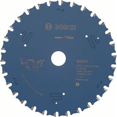 Bosch Accessories Expert for Steel 2608643054 Kreissägeblatt 160 x 20 x 1.6 mm Zähneanzahl: 60 1 St. (1/4)