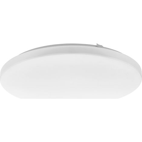 Plafoniera Moderna Frania-Z Acciaio Bianco Plastica Led 24W Ip20