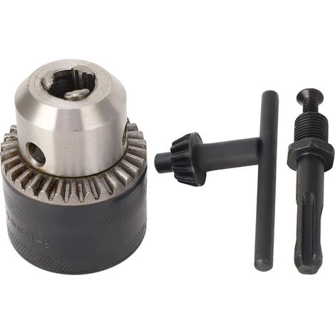 Kit adaptateur de mandrin à clé 3-16 mm, filetage 1/2-20UNF, mandrin à 3 mors pour perceuses à percussion (1/5)