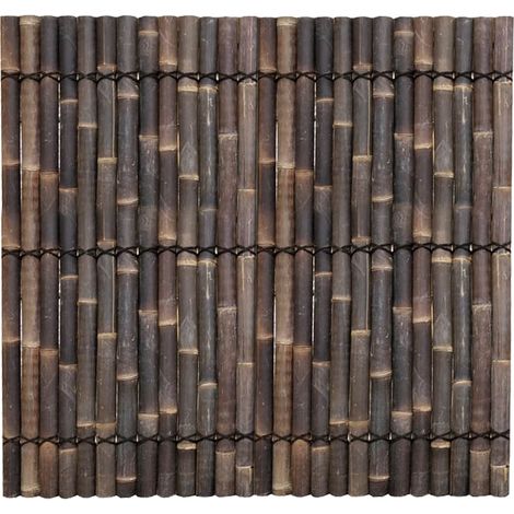 Panel de bambú natural – Medio bambú – 180 x 180 cm – Marrón oscuro – Opaco – Acabado natural JANY FRANCE