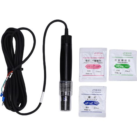 Sonde électrode pH industrielle Capteur détection haute précision Compensation automatique température ABS robuste pour laboratoire (1/5)