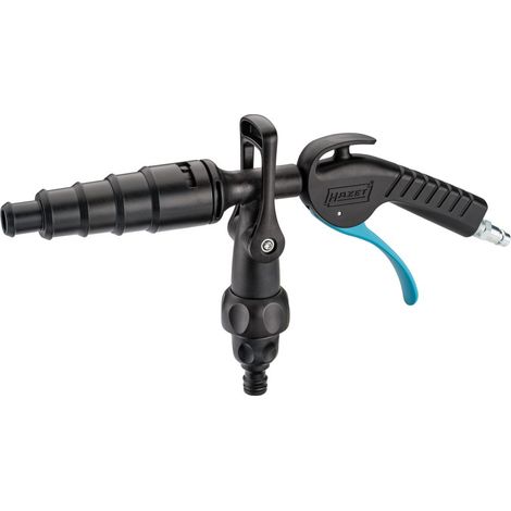 Jeu de pistolets de lavage 9048P-2/3, outil de soufflage noir/bleu, pour le nettoyage des systèmes de refroidissement, par exemple (1/4)
