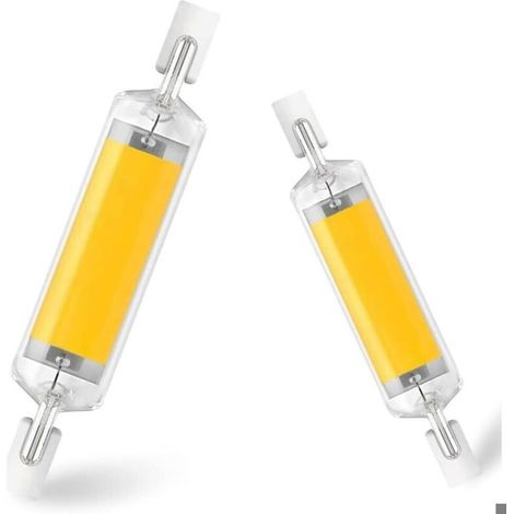 Ampoule LED R7s 78mm - PZCC - 78mm - 10W (équiv.100W) - 1000 lm - 3000K dimmable (1/4)