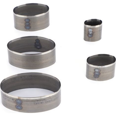 Set mit 5 Ausstechformen aus Leder, hohler ovaler Stanzer, Stanzform für DIY-Bastelarbeiten (1/5)