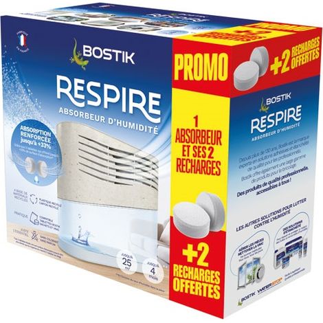 Luftentfeuchter Bostik Respire 4 Tabletten 250g
