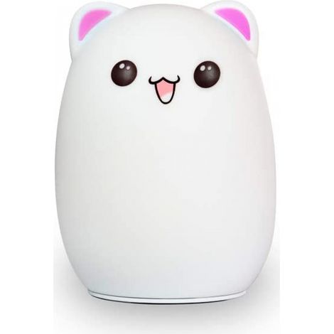 Filiyano – lampe de chevet rechargeable – Veilleuse LED pour enfants, lampe de chevet rechargeable USB en silicone souple, veilleuse à couleurs (1/4)