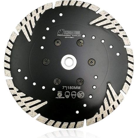 1pc disque diamant, coupe humide ou à sec, lame turbo, alésage m14, pour béton brique granit (1/5)