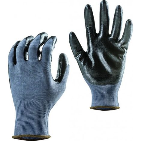 SOFOP TALIAPLAST - paire de gants polyamide enduits nitrile (t 9)