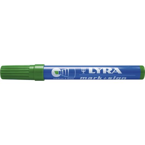 ROTULADOR PERMANENTE FINO P.CUADRADA VERDE (1/2)