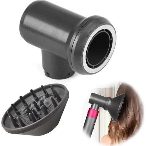 Diffuseur et Adaptateur pour Dyson Airwrap Styler pour Airwrap Styler Dans Une Combinaison de Sèche-Cheveux (1/5)
