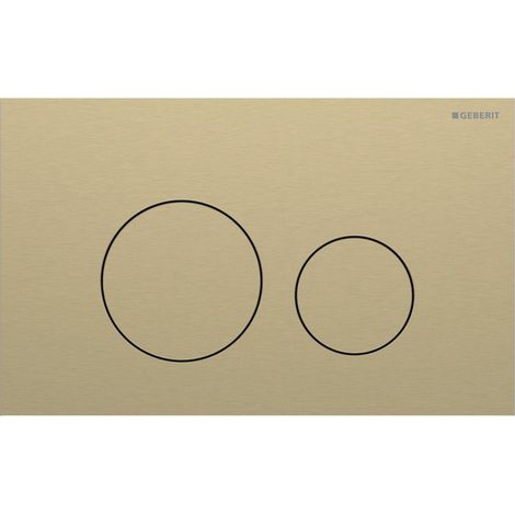 GEBERIT 115628QF1 Sigma 40 Plaque de commande, pour chasse à deux volumes (1/3)