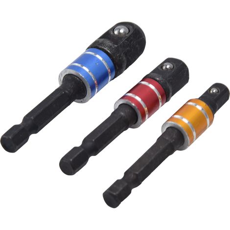 1/4-Zoll-Steckschlüsseladapter, Vierkant-Sechskantbit, Schraubendreher-Verlängerungsset (1/5)