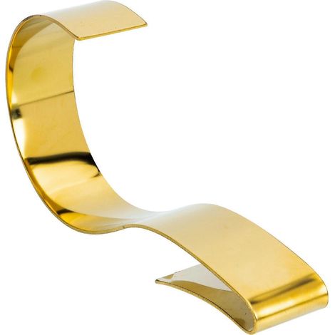Présentoir à ceintures en métal plaqué or, lot de 5, idéal pour le rangement des ceintures, pour les grands magasins. (1/5)