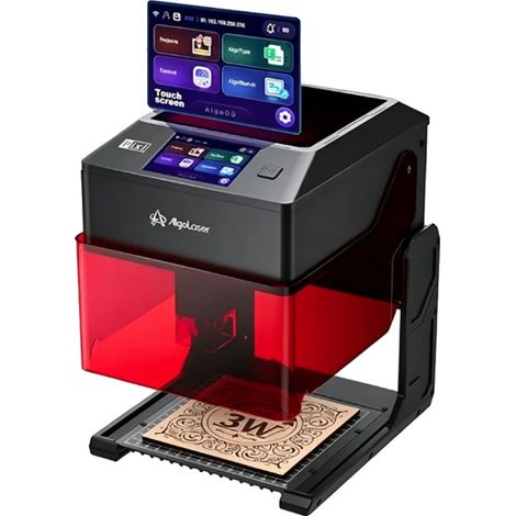 Máquina de grabado, potencia láser de 3 W, área de grabado de 100 x 100 mm, ALGOLASER 3W (1/2)