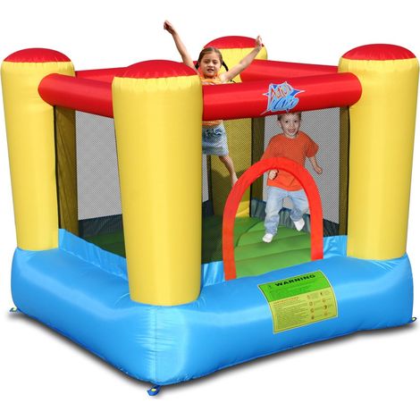 Gonfiabile per Bambini Salterello Top Gioco da Giardino Pompa Inclusa