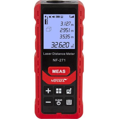 Misuratore Distanza 50M Metro Precisione Digitale Portatile Telemetro Batteria