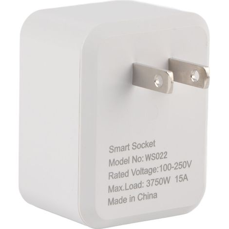 Prise Intelligente avec Minuterie WIFI Bluetooth, 15A 100-250V, Prise Convertisseur Multifonction (1/5)