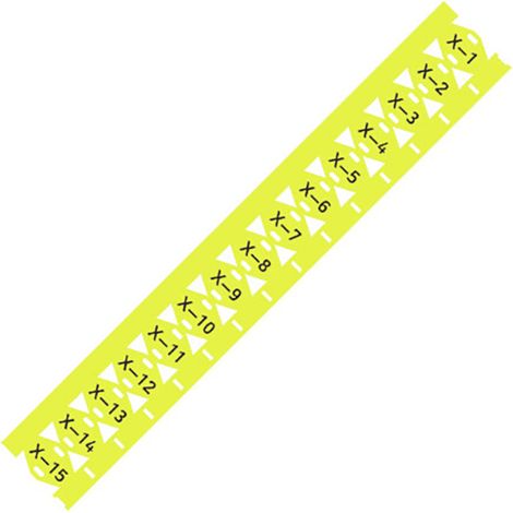 WAGO 211-835/000-002 211-835/000-002 Kabelmarkierungssystem Beschriftungsfläche: 25 x 10 mm Gelb An (1/2)