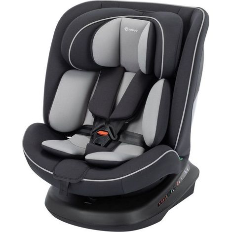 SAFETY 1ST Autositz Cosmo I-Safe I-Size, von 0 bis 12 Jahren, 40 - 150 cm, mit Gurt, einfache Installation, drehbare Basis, Schwarz (1/5)