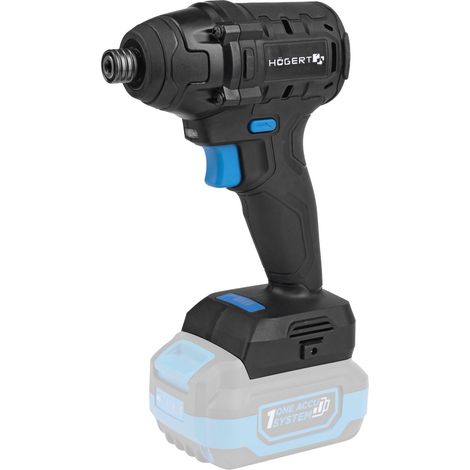 Visseuse à choc sans fil 18V brushless, 200 Nm, 1/4" HEX, LED, 3 vitesses, engrenage métal, sans batterie (1/5)