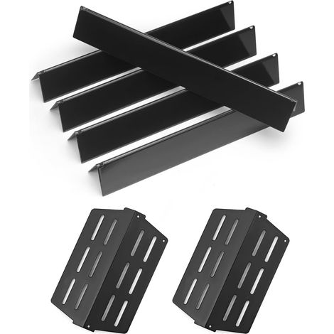 Barres de flavorizer et réflecteur de chaleur de 44,5 cm pour Weber Genesis 300 Series, cache-brûleur, pièce de rechange pour Weber Genesis E/S/EP 310 320 330