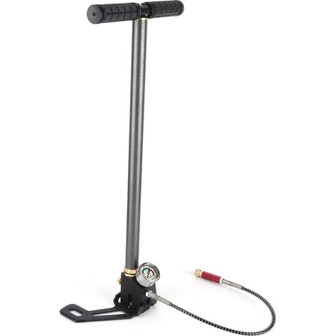 Rosvola Pompe à Pied 3 Etages 6000PSI Air Gun Pumpe PCP pompe à pied avec manomètre Pompe Haute Pression Pour Pistolets (1/5)