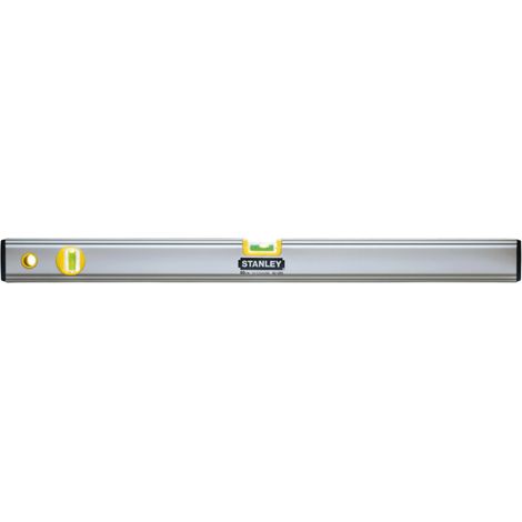 Livella magnetica Stanley in alluminio da 60 cm 2 livelle a bolla Bordi gommati Strumento di misurazione e fai da te (1/5)