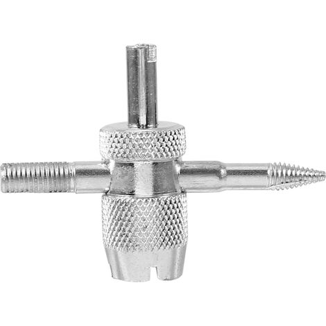 Outil de réparation et démontage de valve de pneu voiture et vélo, 4 tiges de valve, accessoire de pneu (1/5)