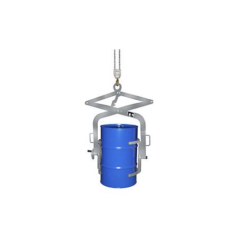 Pinza para bascular bidones  para bidones de acero de 200 l con