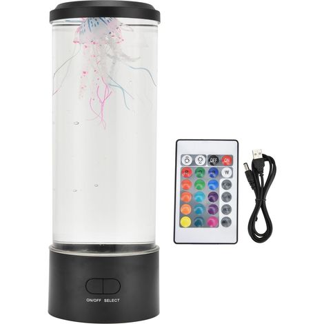 Lampe d'ambiance USB à couleurs changeantes, veilleuse aquarium pour la maison, le bureau ou une fête (1/5)