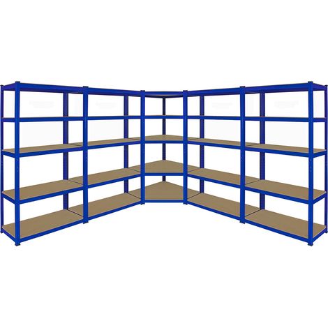 Monster Racking T-Rax Corner Shelving Unit & 4x 90cm Garage (1/5)