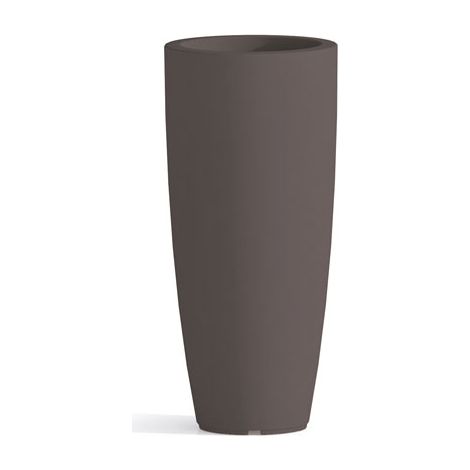VASO ALTO IN RESINA MONACIS STILO ROUND H 70 cm. VARI COLORI - Colore: Antracite (1/10)