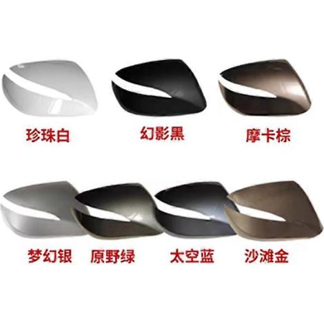 Passend für 13-17 Beijing Modern Sd Ix45 Rückspiegelabdeckung Rückspiegelgehäuse Spiegelrahmen Blinker links Hauptfahrergehäuse unlackiert Strandgold