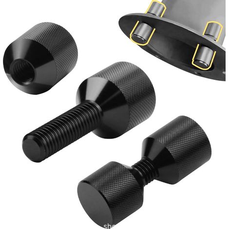 Goupilles d'alignement de bride en aluminium à double trou de 1-1/8 pouce, compatibles avec les jeux de goupilles de positionnement ASME 150LB de 1/2-14 (1/5)