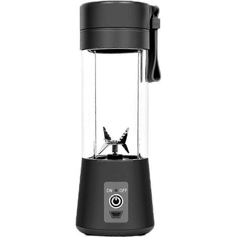 2024Blender portable Mini blender Smoothies Shakes Extracteur de jus Tasse Rechargeable USB Six lames (1/5)
