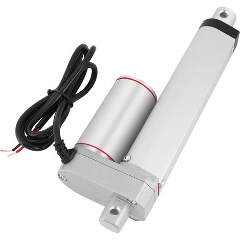 Actionneur linéaire électrique robuste à course de 100 mm/4 pouces, fonctionnant en courant continu 12 V. (1/5)