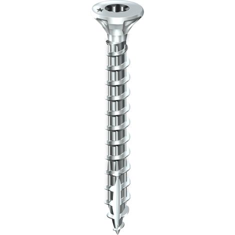 Rocket-Schraube Senkkopf Stern VYNEX Verzinkter Stahl 5x25 - Packung mit 500 - 351400025049 (1/2)
